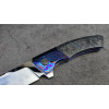 NEBULA авторський складаний ніж ручної роботи Androshchuk Knives, сталь ZDP-189, 67 HRC, купити ніж Україна